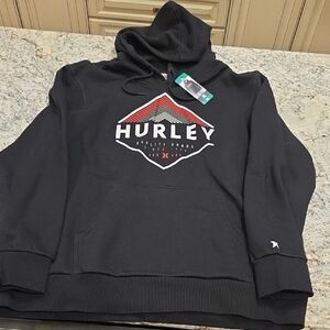 Hurley Black and Red Men's Hoodie